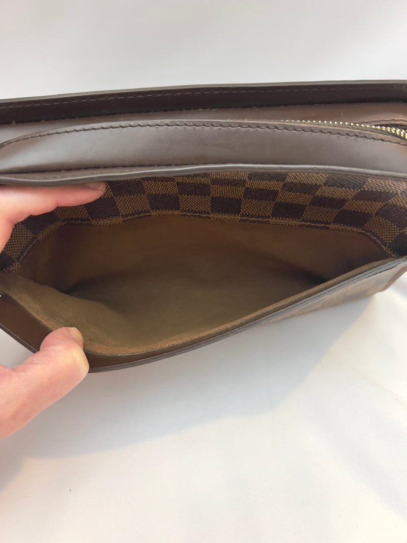Louis Vuitton Ebene Saint Louis Pochette Clutch/ Wristlet