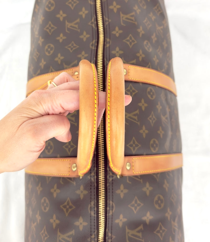 Louis Vuitton Monogram Keepall 55 Bandoulière Duffle