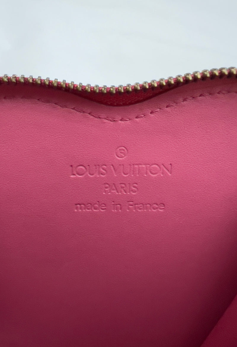 Louis Vuitton Vernis Heart Coin Pouch/ Charm