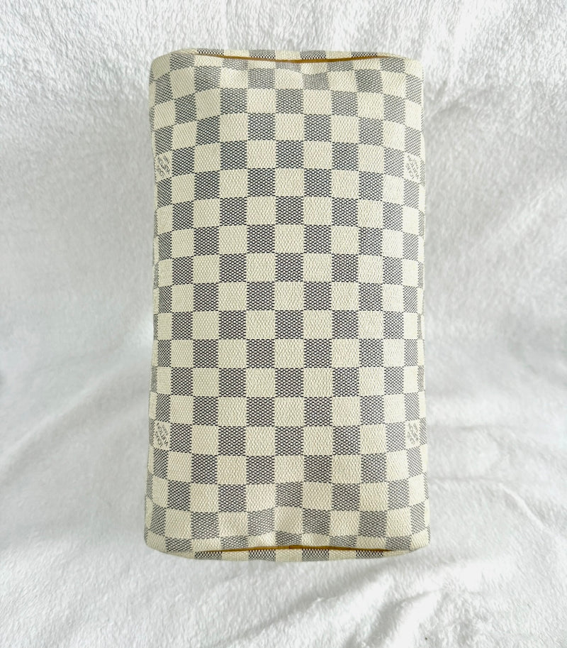 Louis Vuitton Damier Azur Speedy 30 With Lock & Key