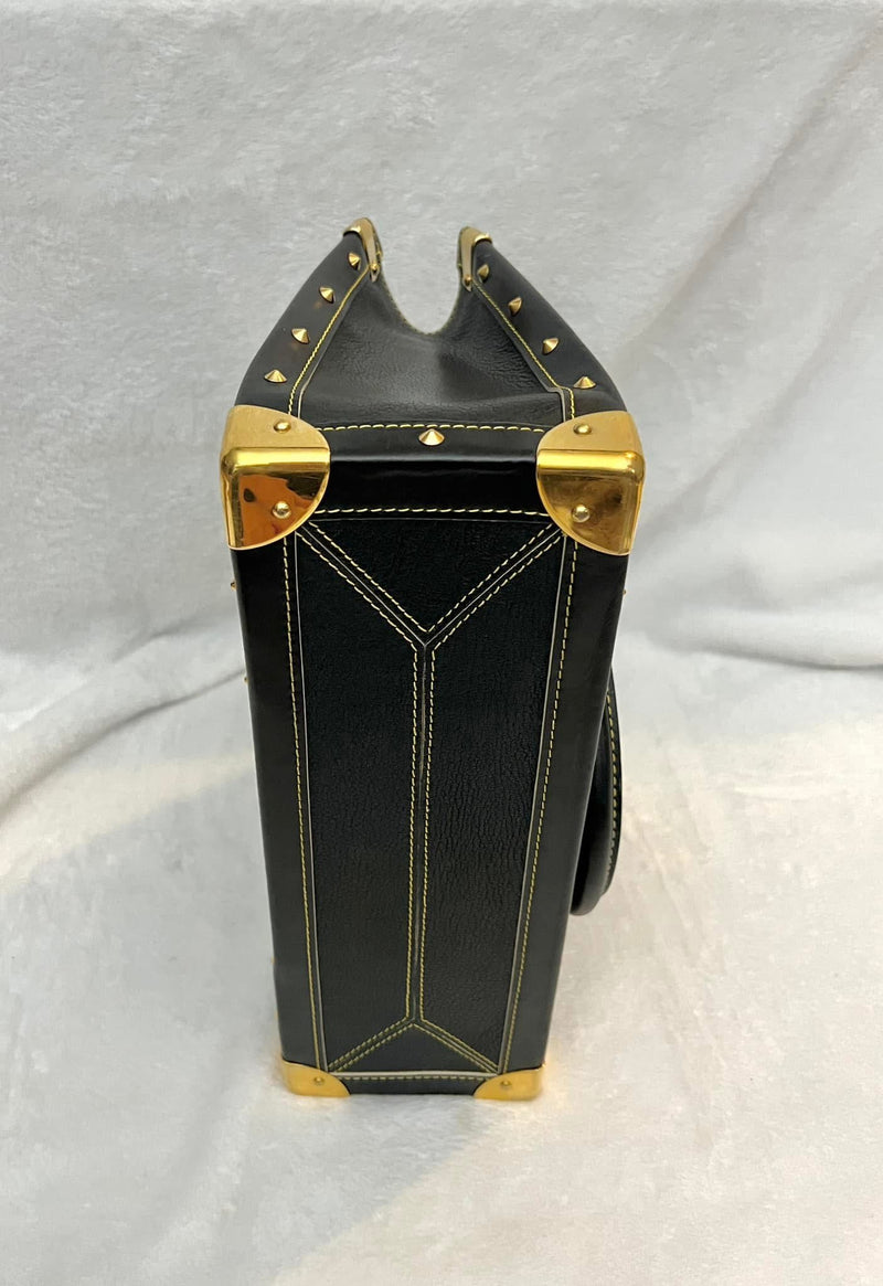 Louis Vuitton Black/ Noir Suhali Leather Le Fabuleux