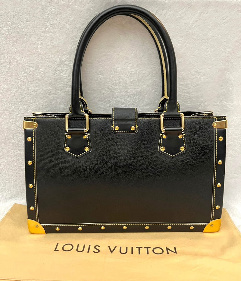Louis Vuitton Black/ Noir Suhali Leather Le Fabuleux
