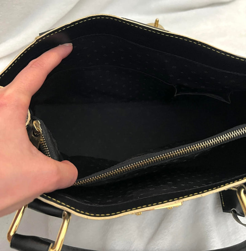 Louis Vuitton Black/ Noir Suhali Leather Le Fabuleux