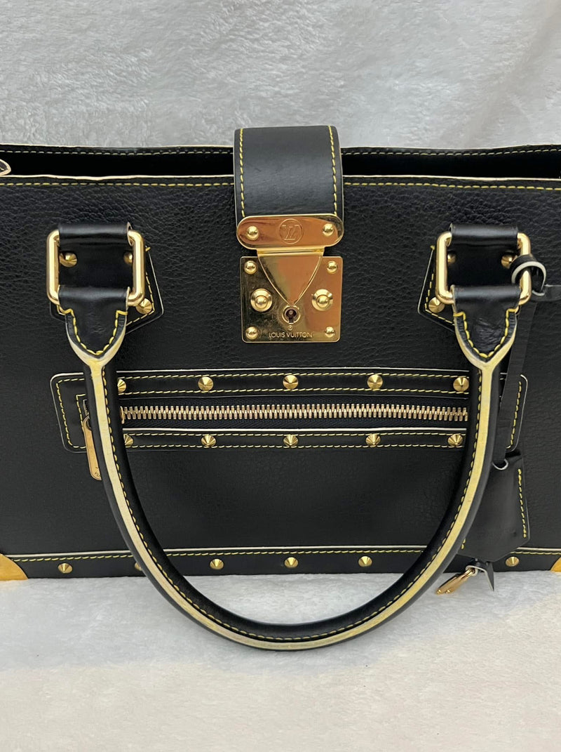 Louis Vuitton Black/ Noir Suhali Leather Le Fabuleux