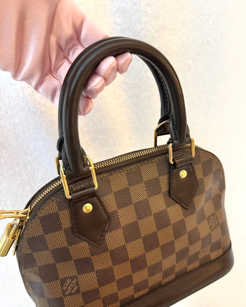 Louis Vuitton Damier Ebene ALMA BB
