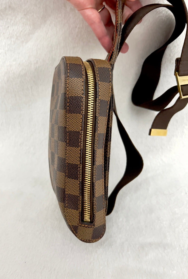 Louis Vuitton Damier Ebene Geronimos Belt/ Sling/ Bum Bag