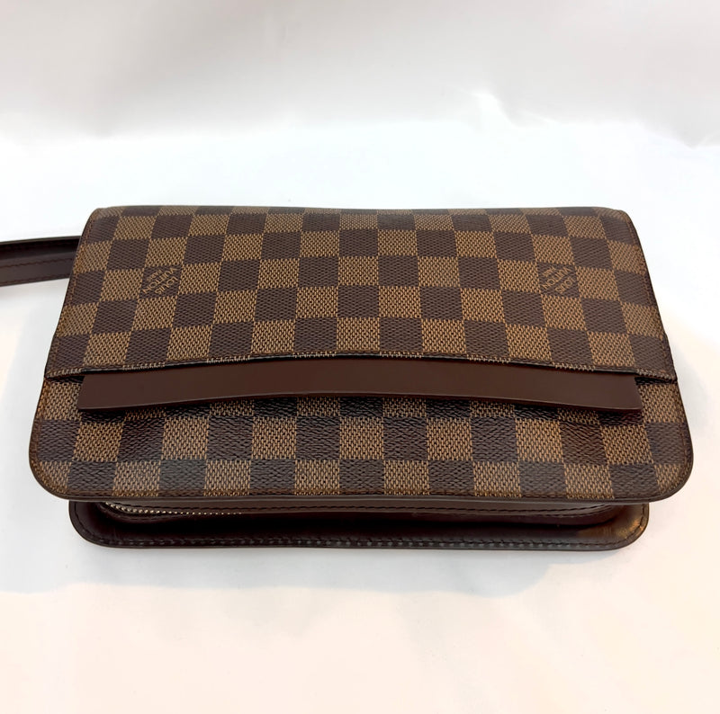 Louis Vuitton Ebene Saint Louis Pochette Clutch/ Wristlet