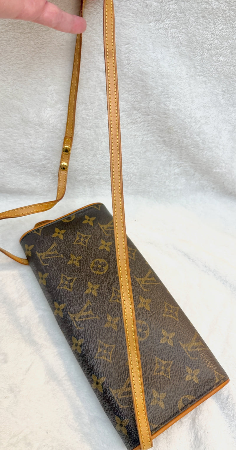 Louis Vuitton Monogram Pochette Twin GM Crossbody
