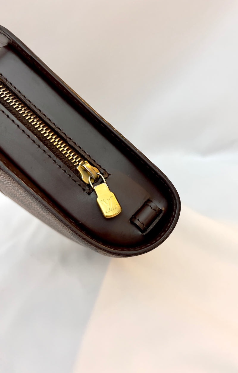Louis Vuitton Ebene Saint Louis Pochette Clutch/ Wristlet