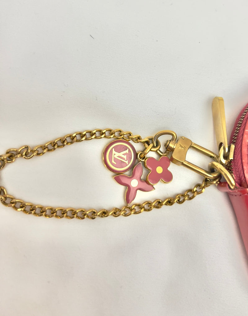 Louis Vuitton Vernis Heart Coin Pouch/ Charm