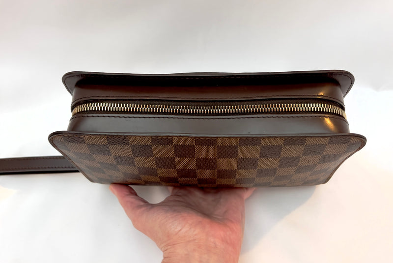 Louis Vuitton Ebene Saint Louis Pochette Clutch/ Wristlet