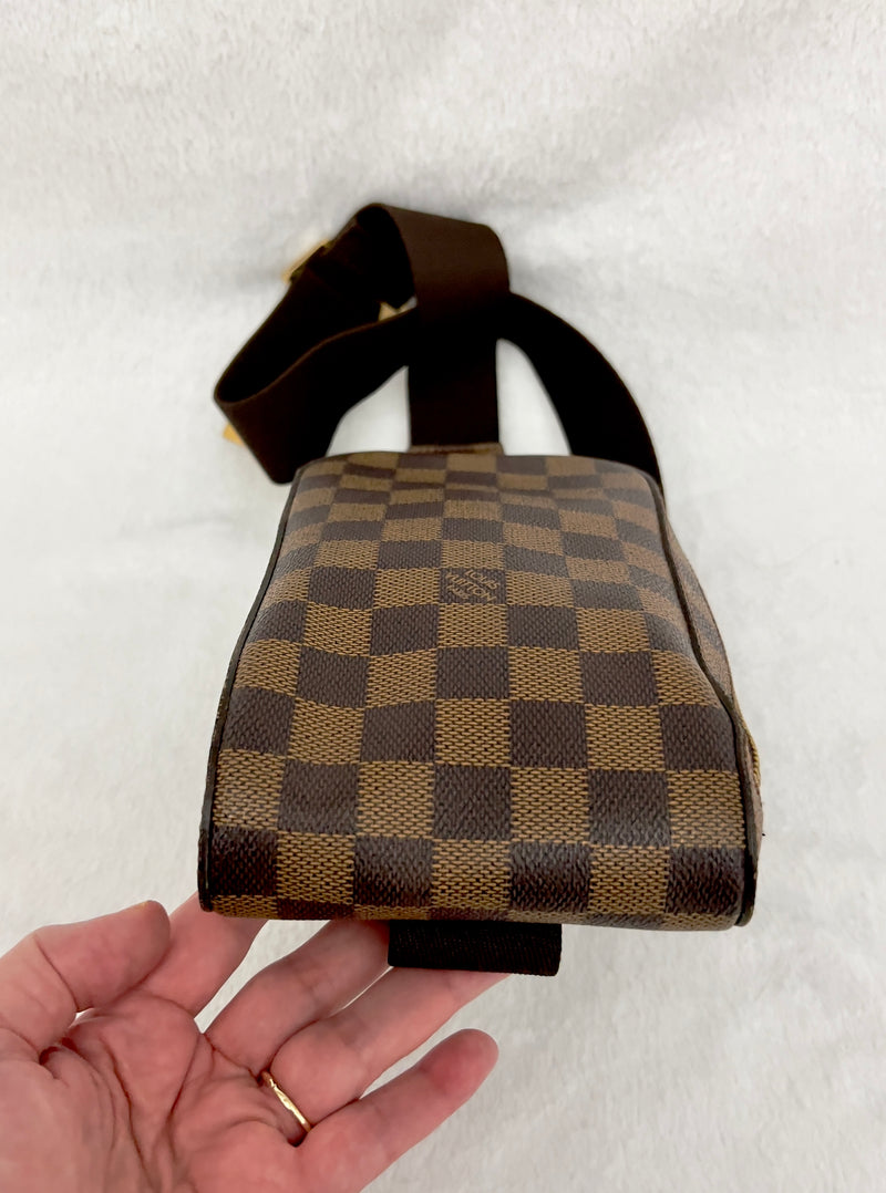 Louis Vuitton Damier Ebene Geronimos Belt/ Sling/ Bum Bag