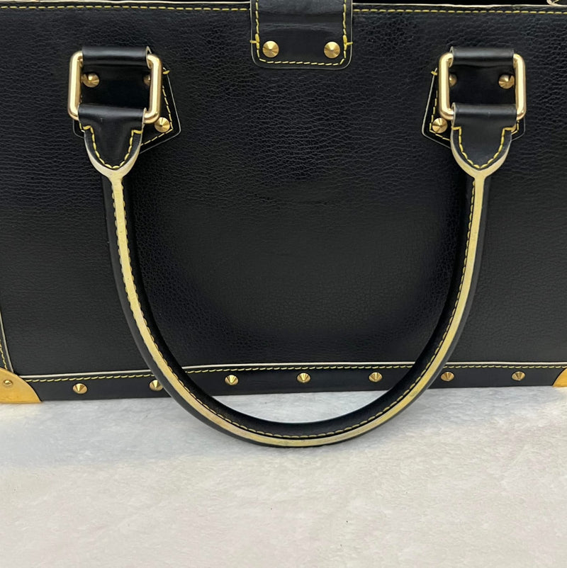 Louis Vuitton Black/ Noir Suhali Leather Le Fabuleux