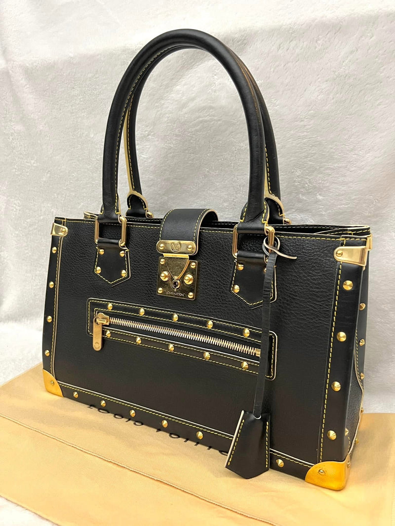 Louis Vuitton Black/ Noir Suhali Leather Le Fabuleux