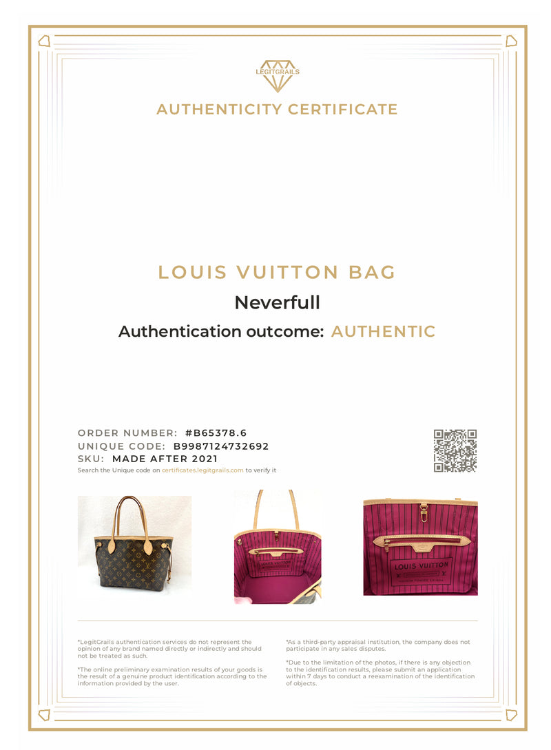 Louis Vuitton Monogram Neverfull PM
Tote Pivoine Interior