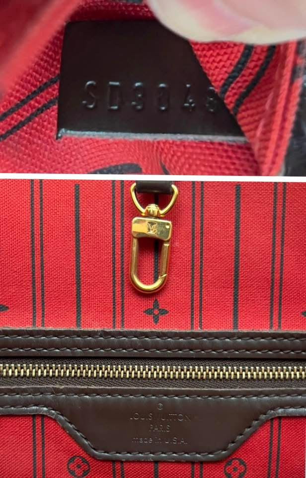 Louis Vuitton Damier Ebene Neverfull MM