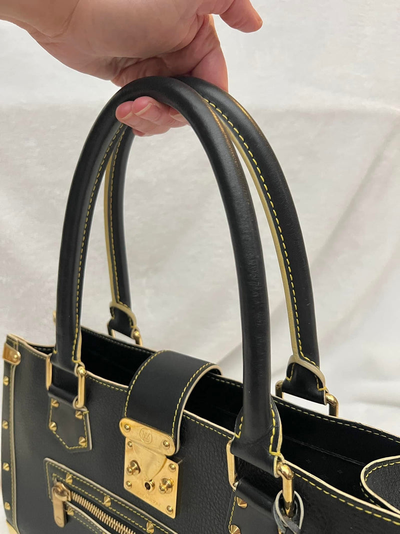 Louis Vuitton Black/ Noir Suhali Leather Le Fabuleux