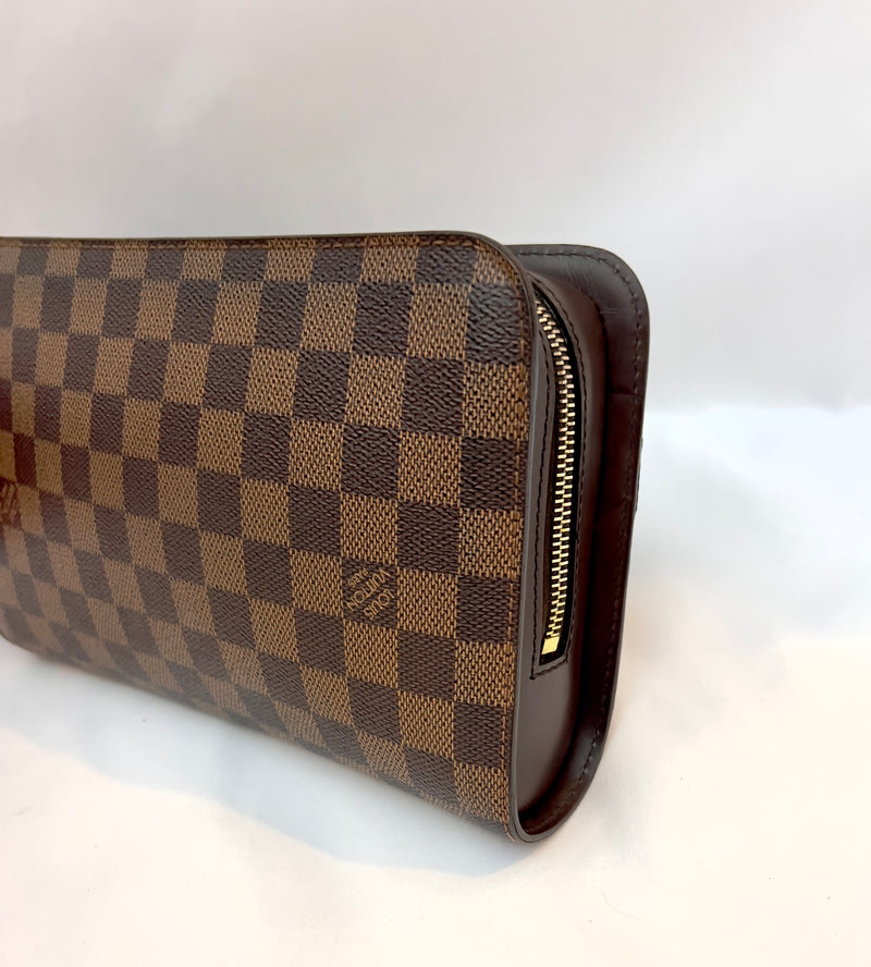 Louis Vuitton Ebene Saint Louis Pochette Clutch/ Wristlet