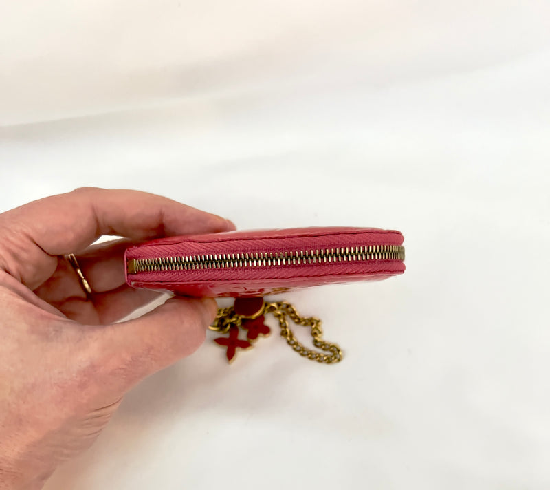 Louis Vuitton Vernis Heart Coin Pouch/ Charm