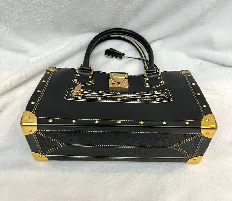 Louis Vuitton Black/ Noir Suhali Leather Le Fabuleux