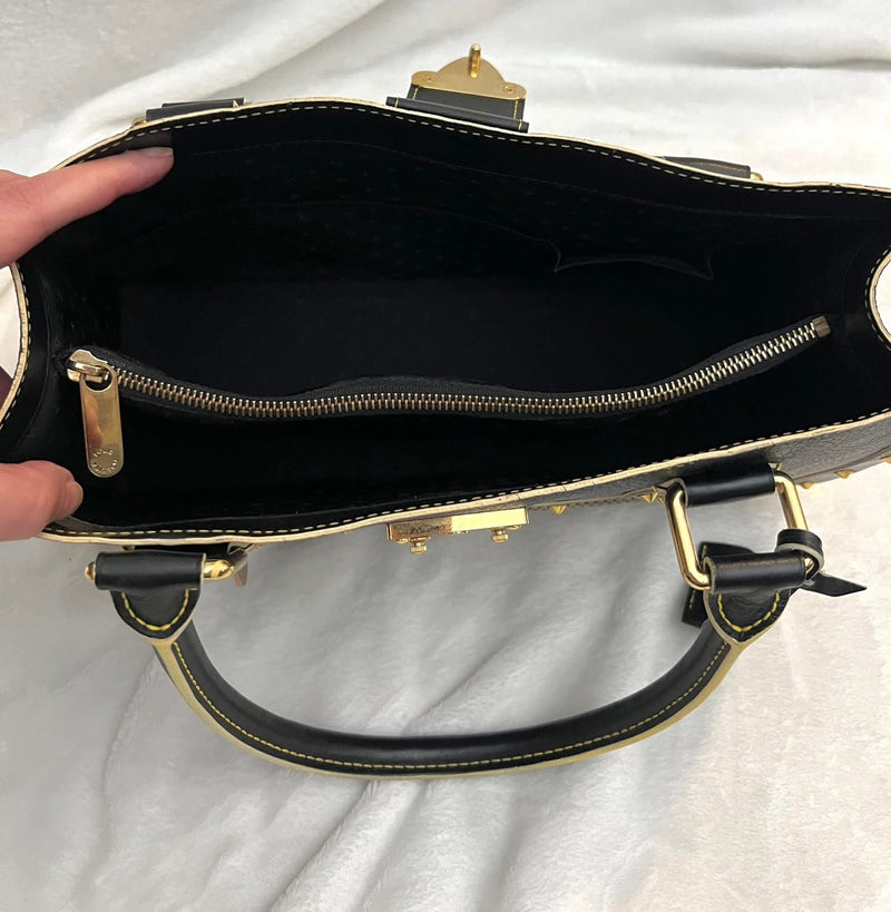 Louis Vuitton Black/ Noir Suhali Leather Le Fabuleux
