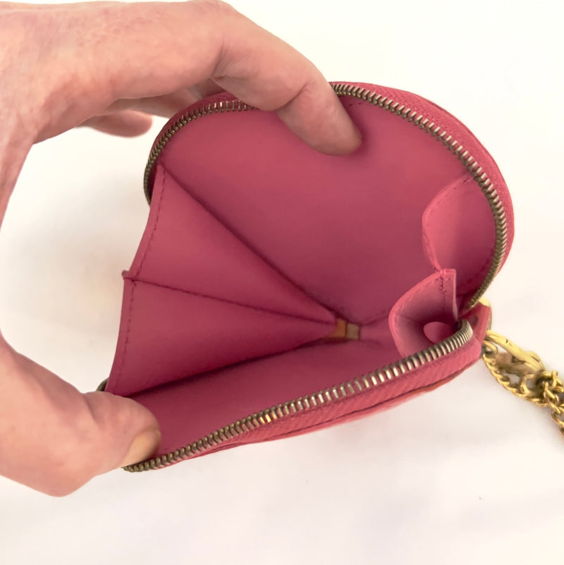Louis Vuitton Vernis Heart Coin Pouch/ Charm
