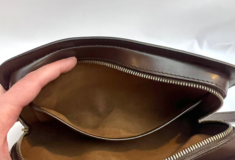 Louis Vuitton Ebene Saint Louis Pochette Clutch/ Wristlet
