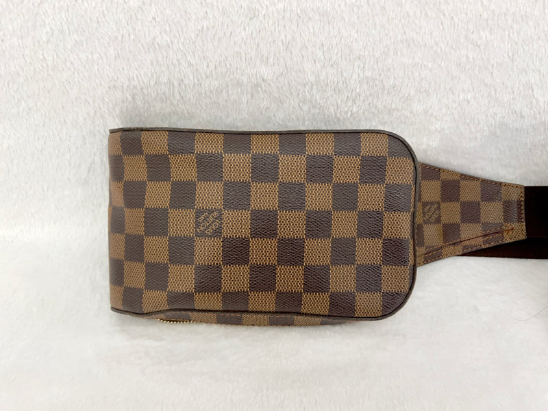 Louis Vuitton Damier Ebene Geronimos Belt/ Sling/ Bum Bag
