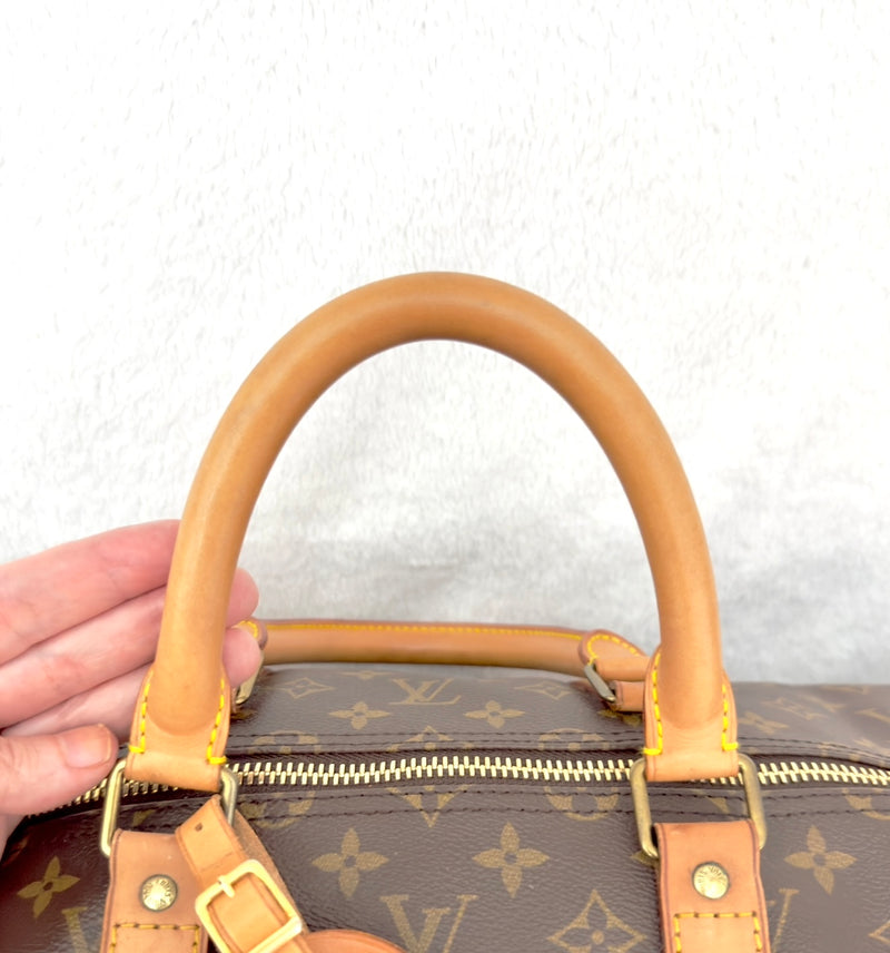 Louis Vuitton Monogram Keepall 55 Bandoulière Duffle
