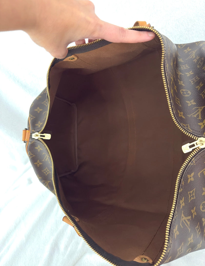 Louis Vuitton Monogram Keepall 55 Bandoulière Duffle