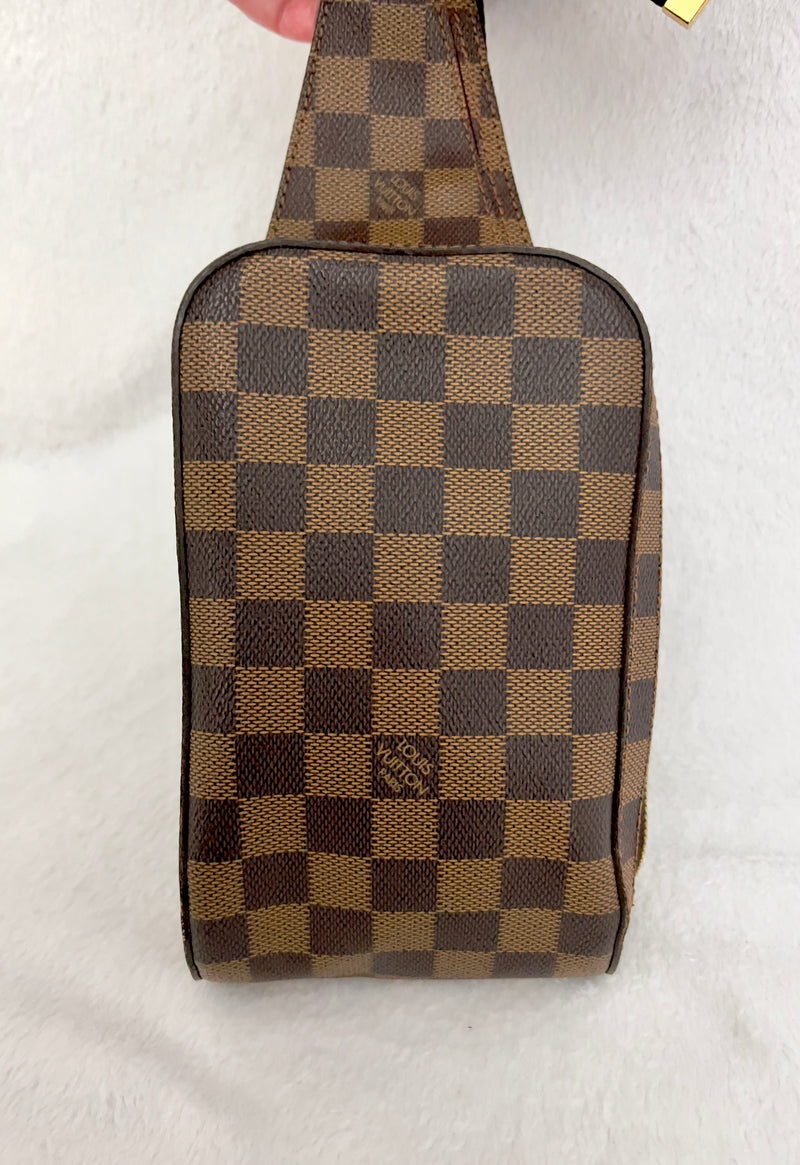 Louis Vuitton Damier Ebene Geronimos Belt/ Sling/ Bum Bag