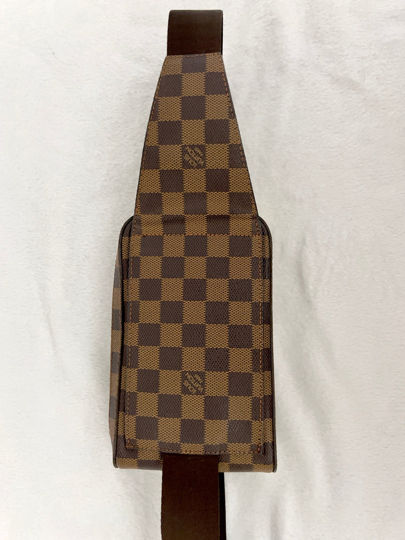 Louis Vuitton Damier Ebene Geronimos Belt/ Sling/ Bum Bag