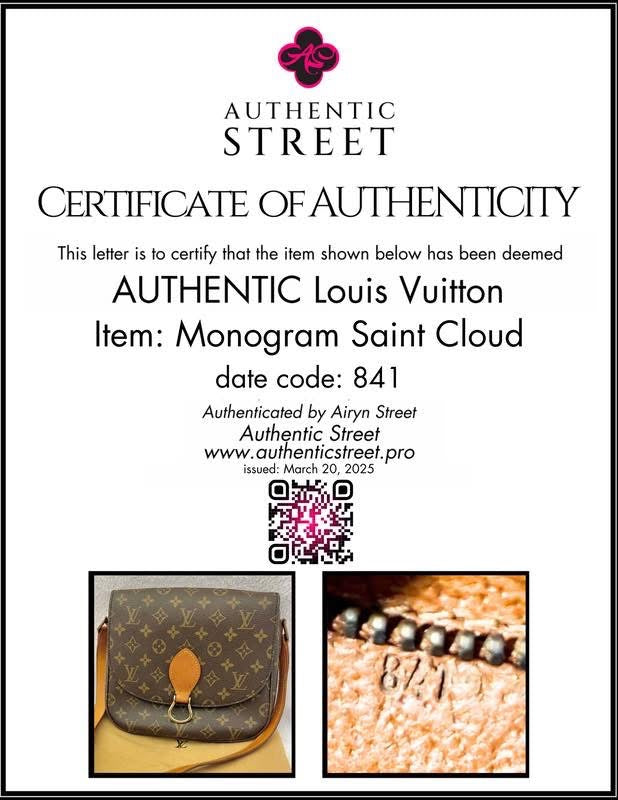 Louis Vuitton Saint Cloud GM Crossbody
