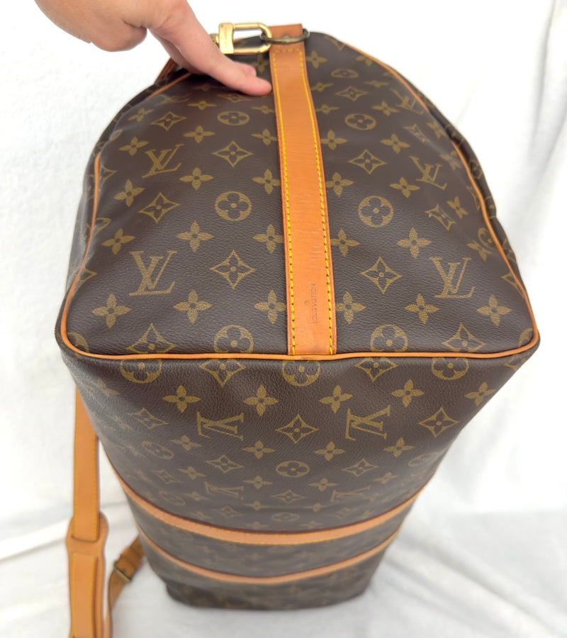 Louis Vuitton Monogram Keepall 55 Bandoulière Duffle