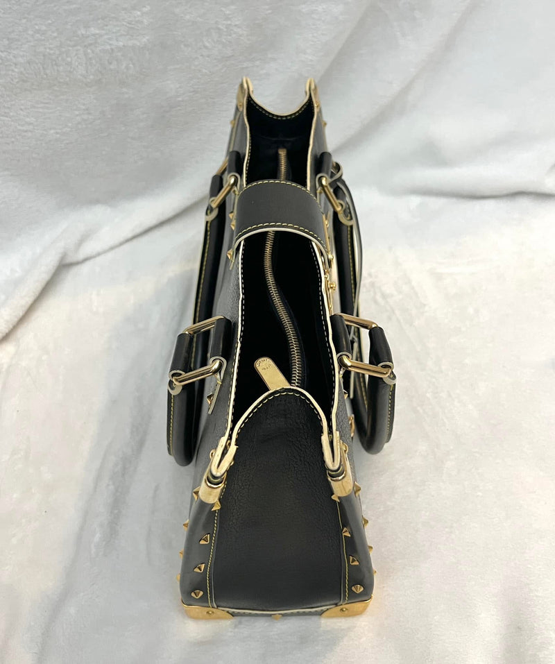 Louis Vuitton Black/ Noir Suhali Leather Le Fabuleux
