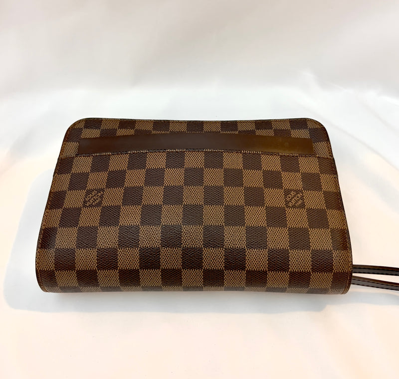 Louis Vuitton Ebene Saint Louis Pochette Clutch/ Wristlet