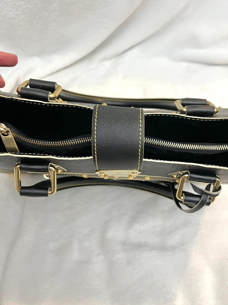 Louis Vuitton Black/ Noir Suhali Leather Le Fabuleux