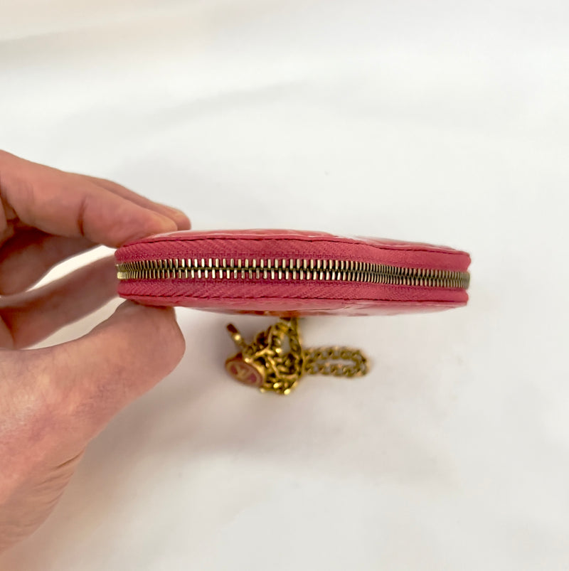 Louis Vuitton Vernis Heart Coin Pouch/ Charm