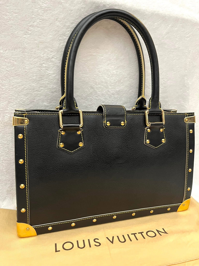 Louis Vuitton Black/ Noir Suhali Leather Le Fabuleux