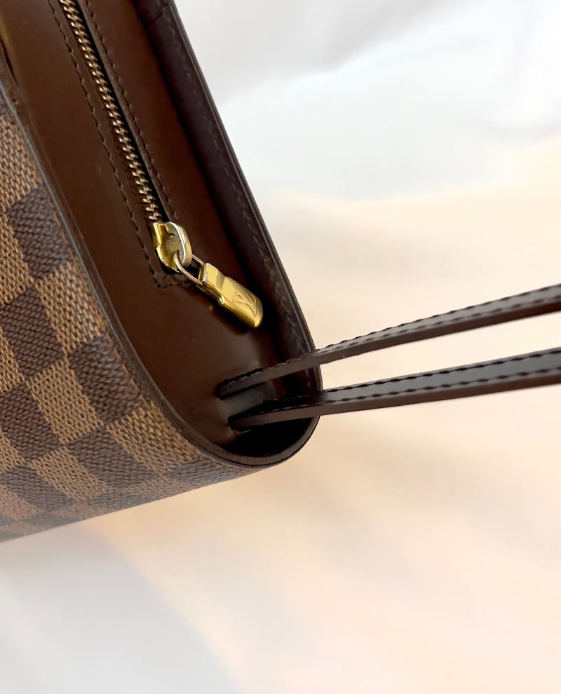 Louis Vuitton Ebene Saint Louis Pochette Clutch/ Wristlet