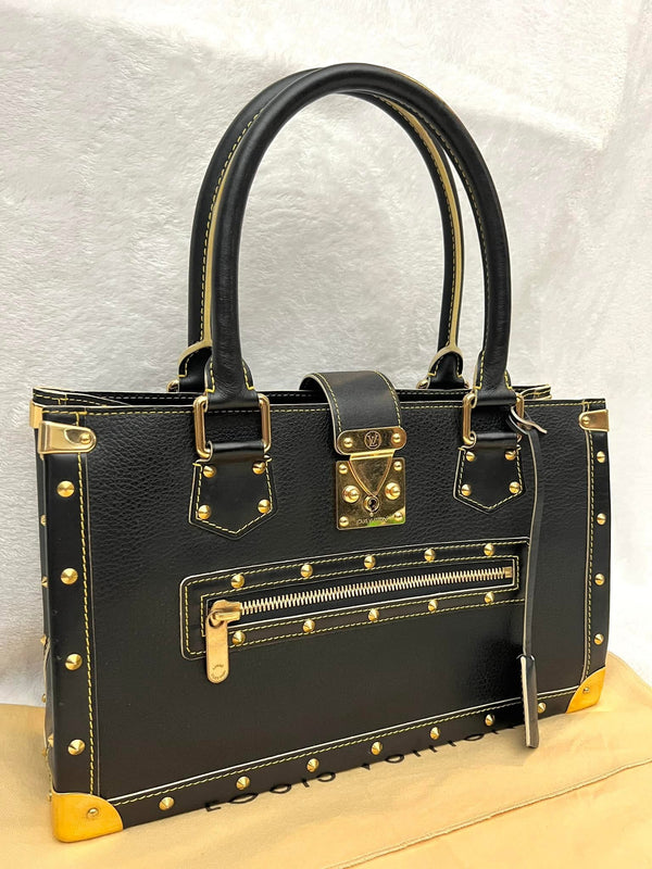 Louis Vuitton Black/ Noir Suhali Leather Le Fabuleux