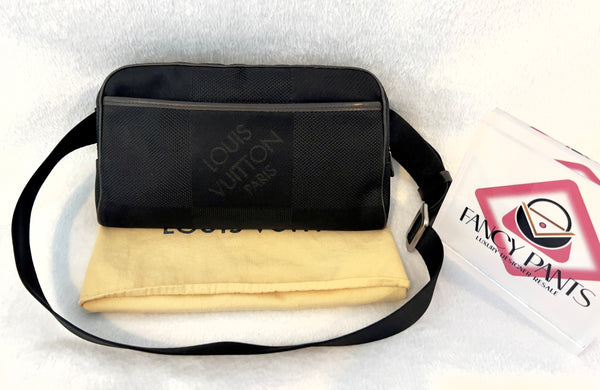 Louis Vuitton Black Damier Geant Acrobat Bum Bag/ Belt Bag