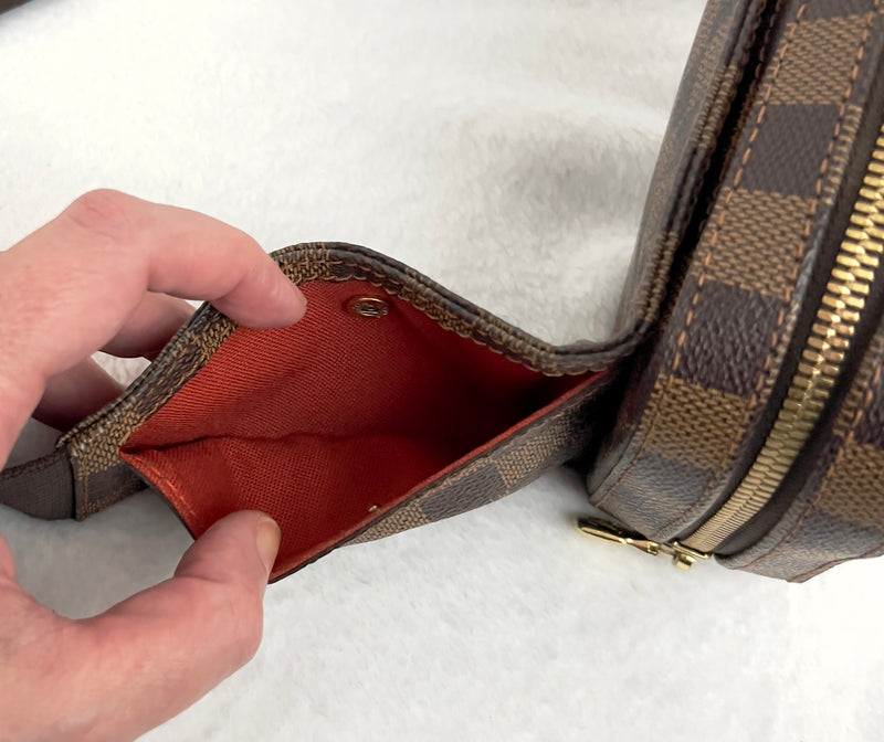 Louis Vuitton Damier Ebene Geronimos Belt/ Sling/ Bum Bag