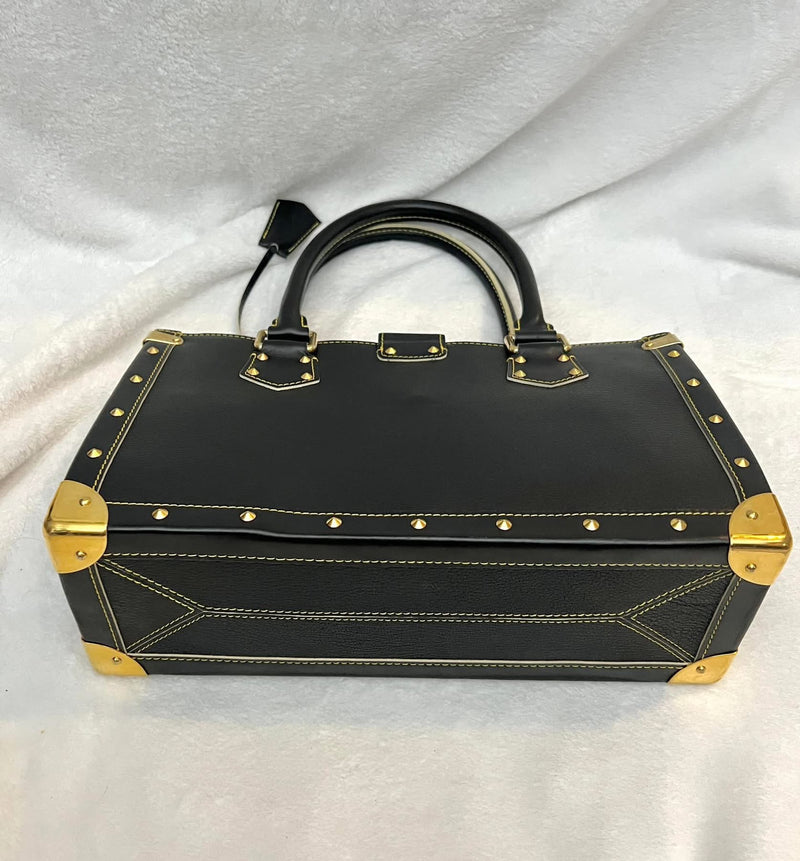 Louis Vuitton Black/ Noir Suhali Leather Le Fabuleux