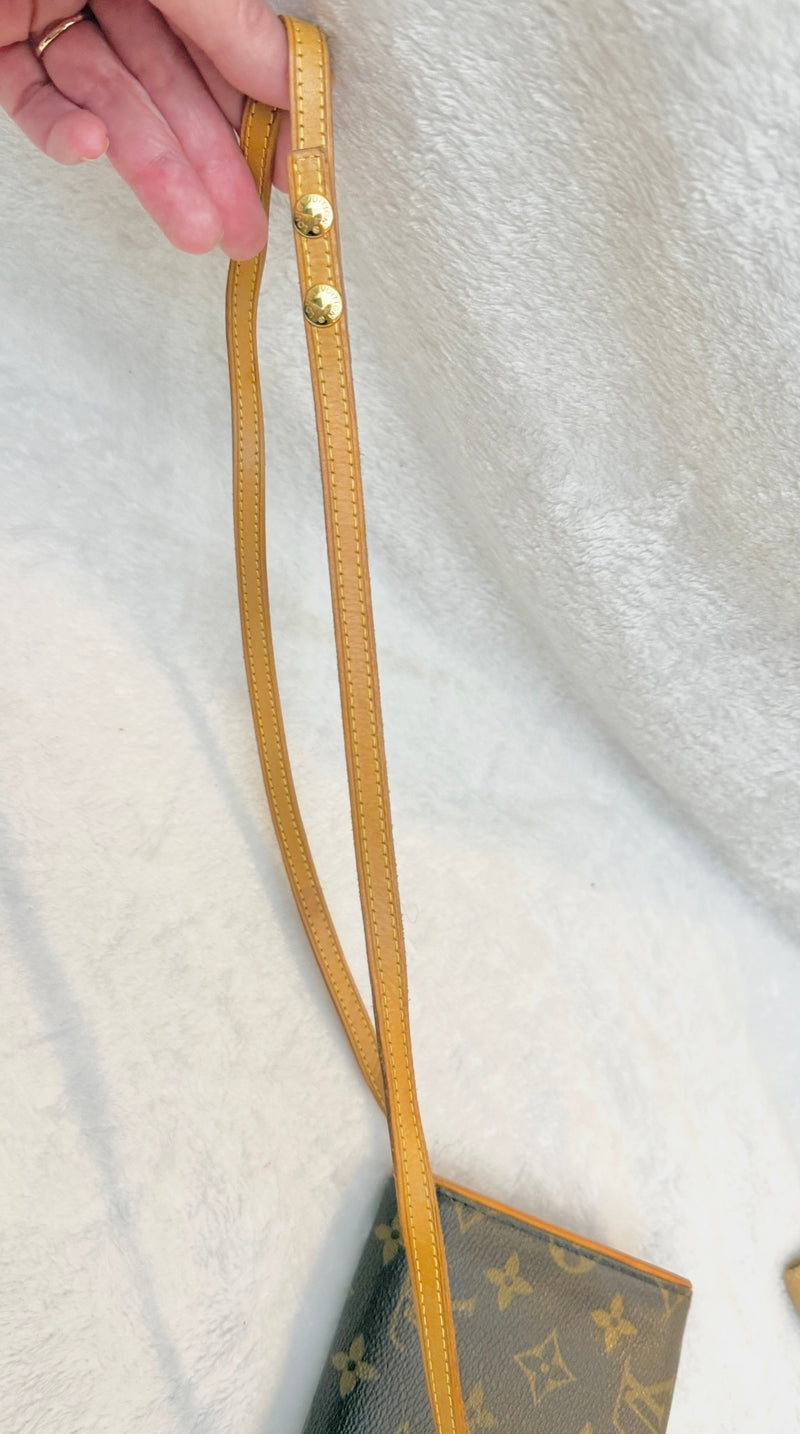 Louis Vuitton Monogram Pochette Twin GM Crossbody