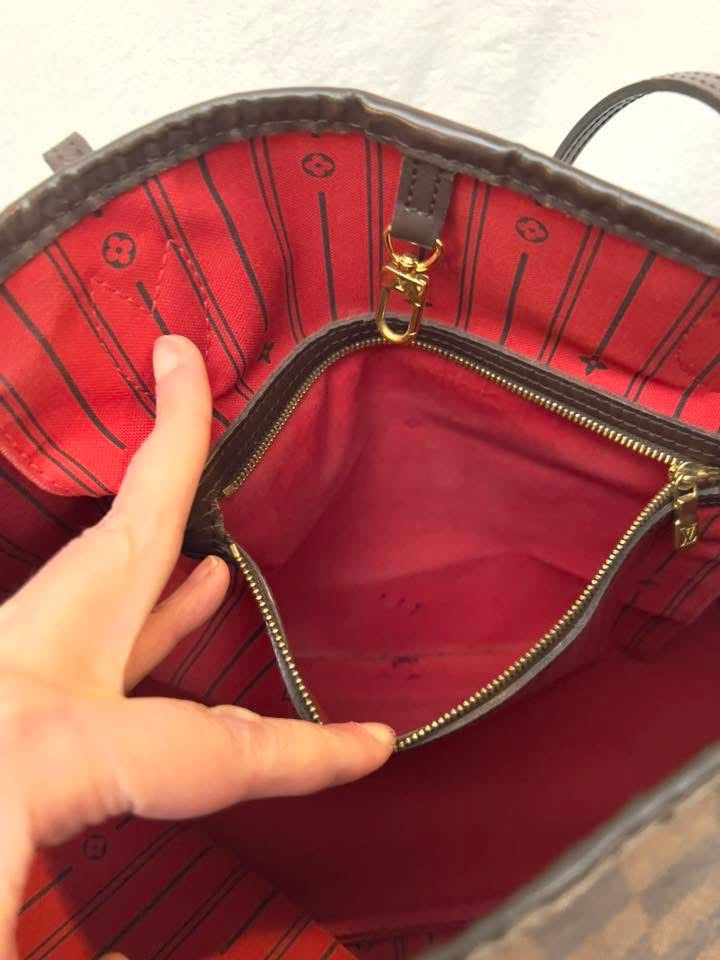 Louis Vuitton Damier Ebene Neverfull MM