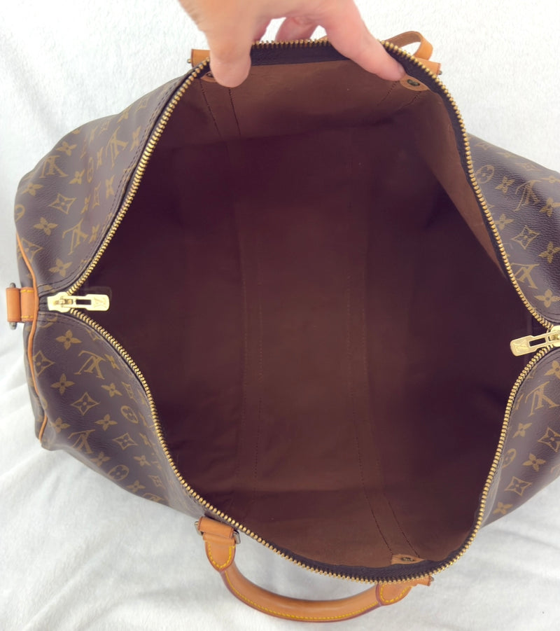 Louis Vuitton Monogram Keepall 55 Bandoulière Duffle