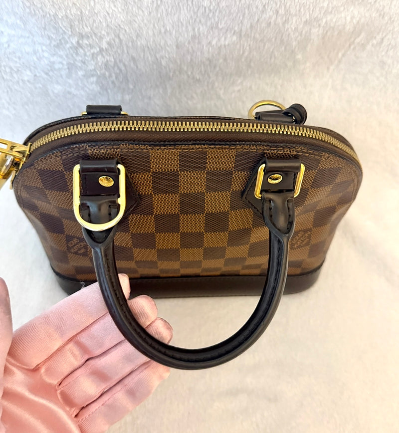 Louis Vuitton Damier Ebene ALMA BB