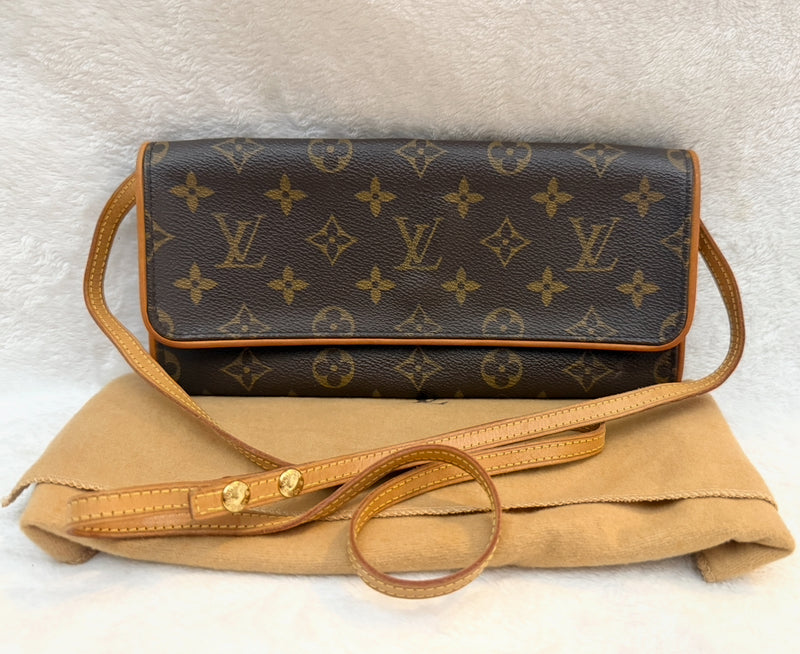 Louis Vuitton Monogram Pochette Twin GM Crossbody