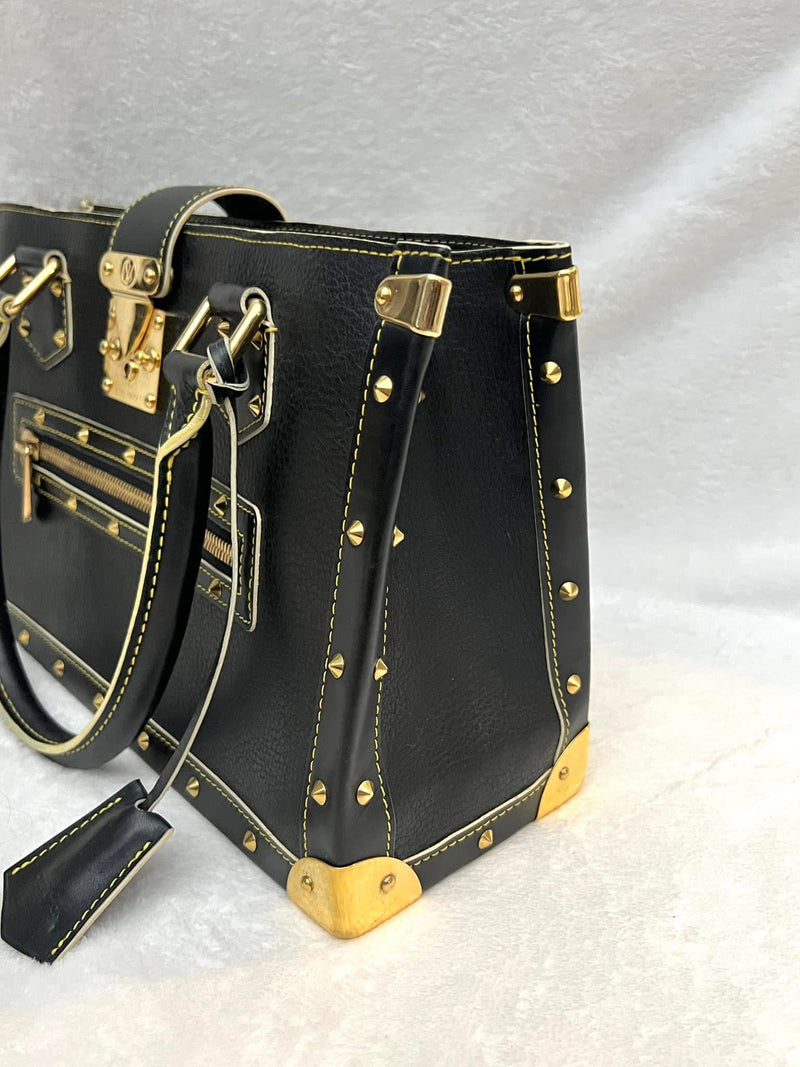 Louis Vuitton Black/ Noir Suhali Leather Le Fabuleux